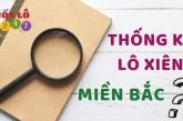 Thống kê lô xiên 2, lô xiên 3 xổ số miền Bắc hôm nay chuẩn xác