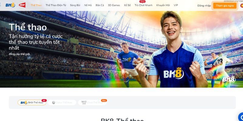 Tham gia cá độ an toàn trên website chính thức của BK8